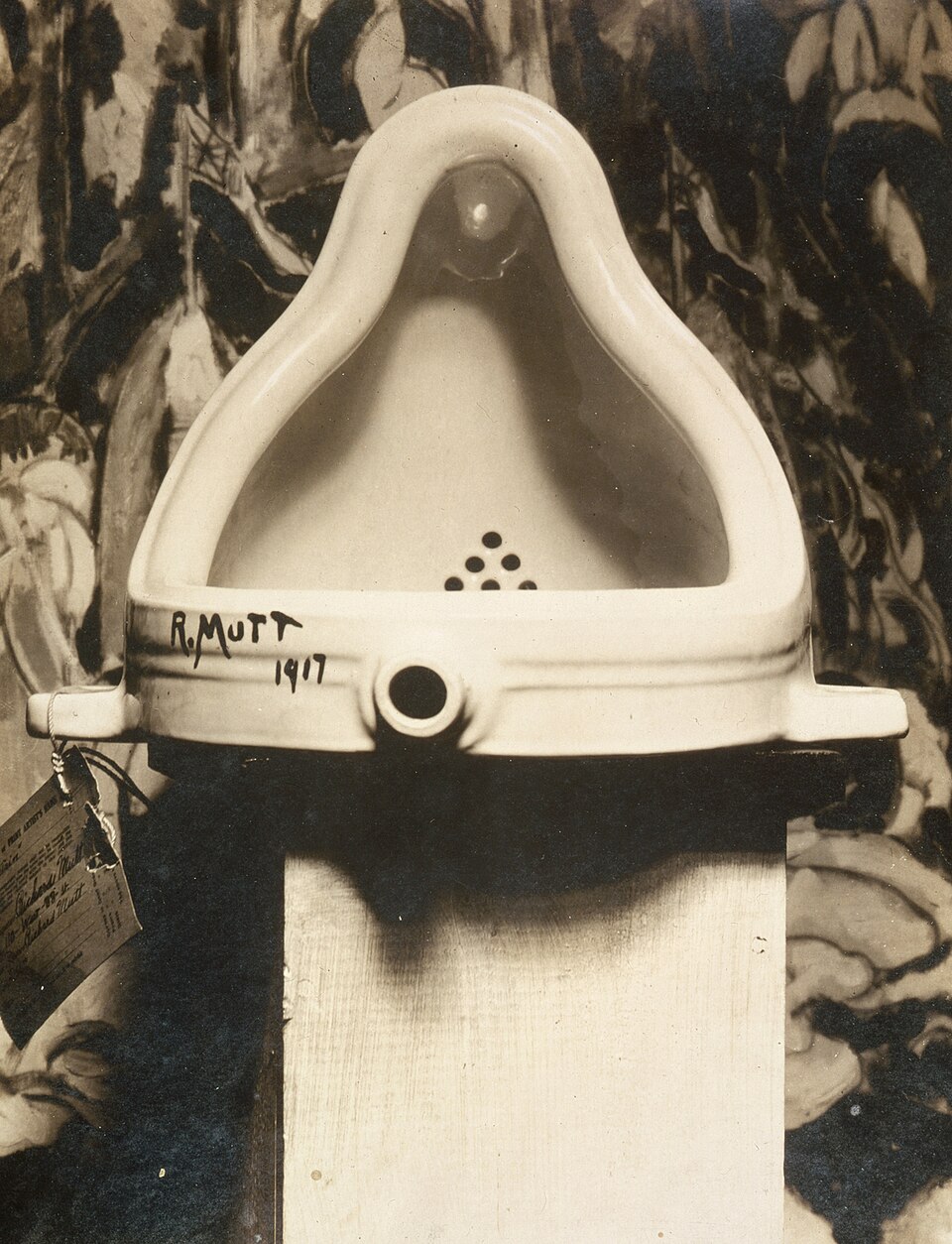 Fountain, fotografiada por Alfred Stieglitz en 1917