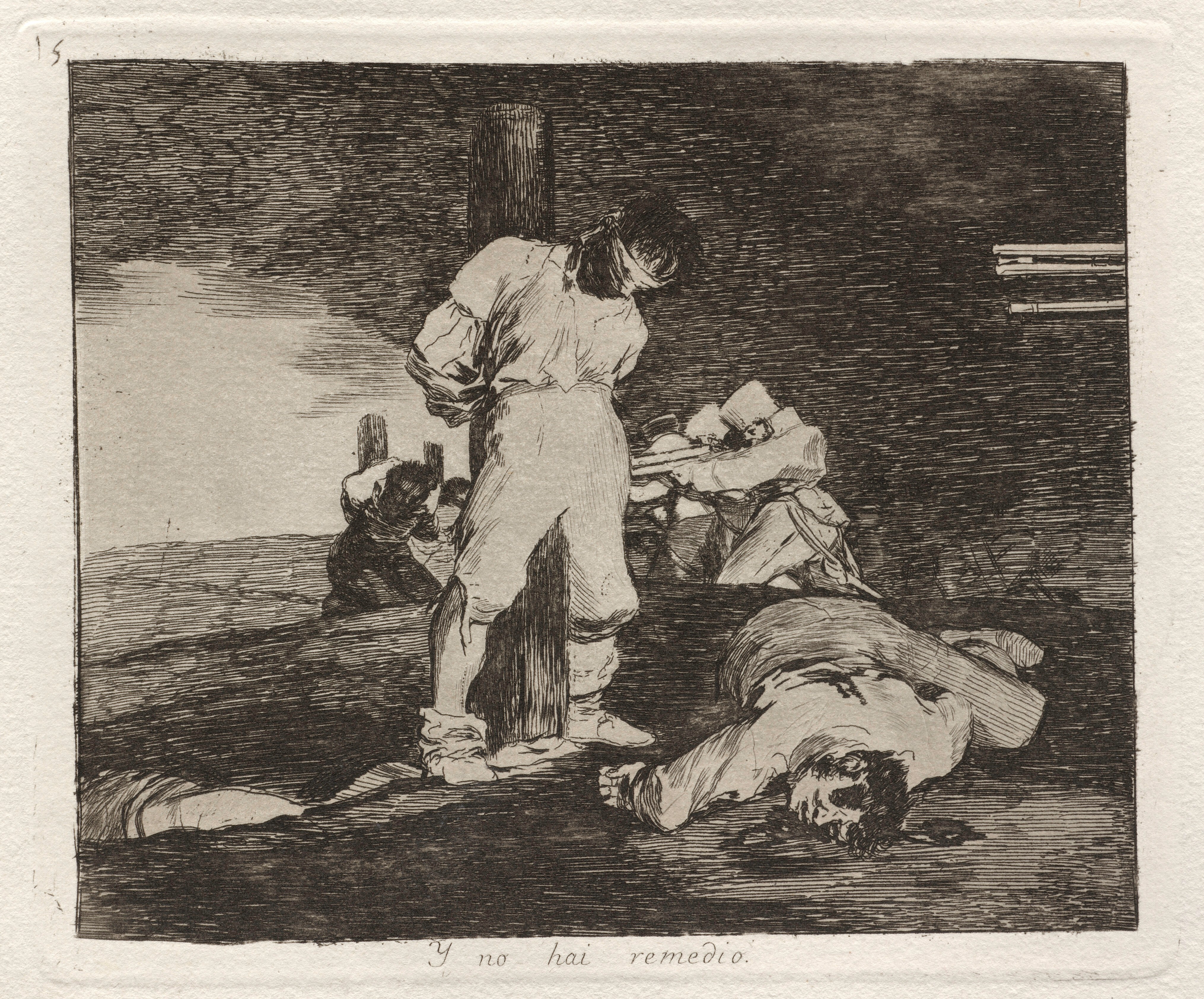Y no hai remedio, Francisco de Goya