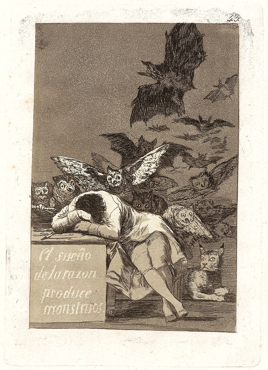 El sueño de la razón produce monstruos, Francisco de Goya