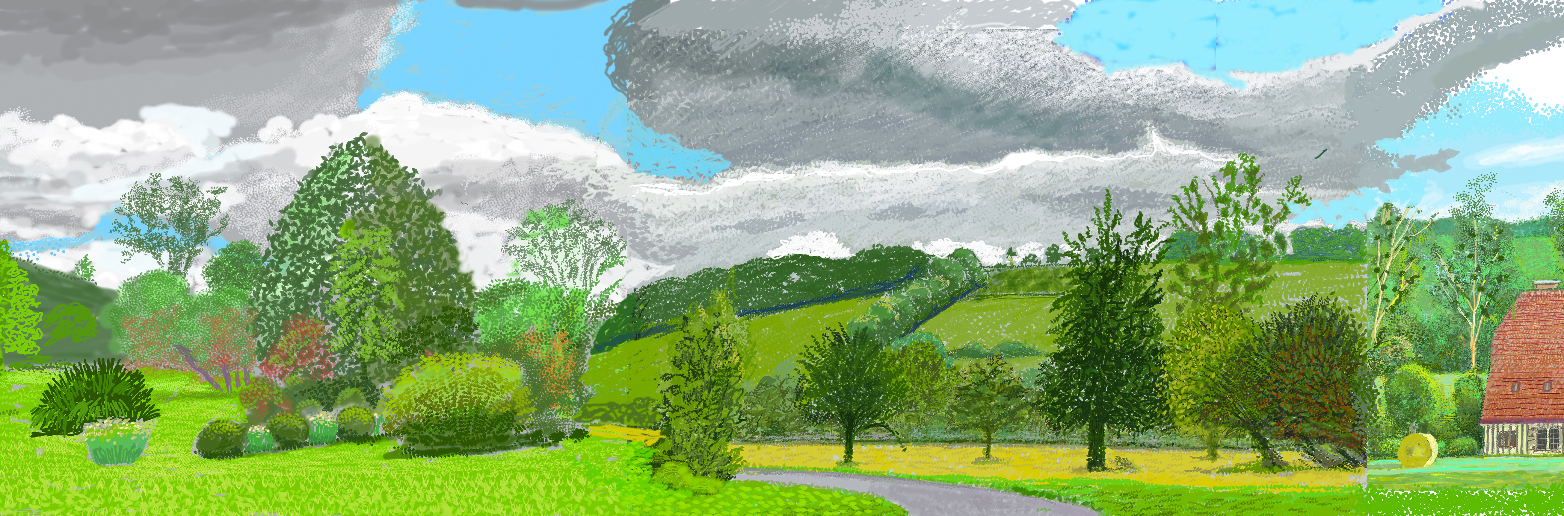 A Year in Normandie, David Hockney